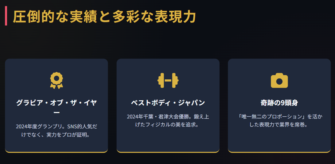 斎藤恭代 圧倒的なグラビア実績と多彩な表現力