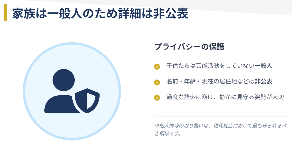 ヨネスケ　家族は一般人のため詳細は非公表