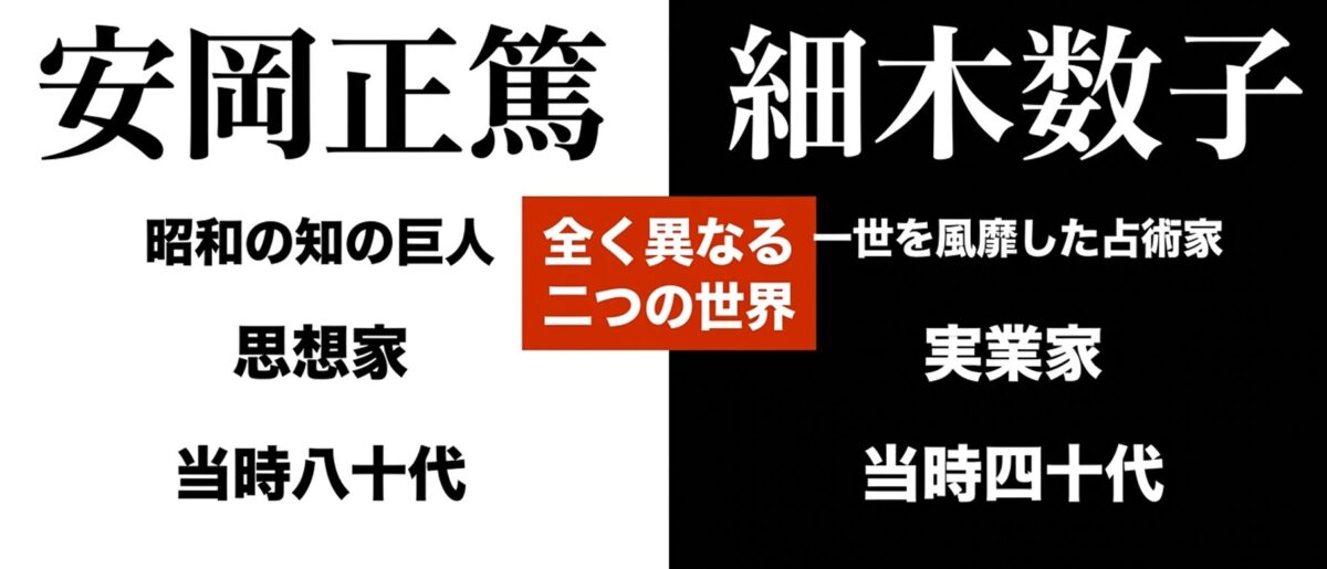 安岡正篤と細木数子の馴れ初めとは