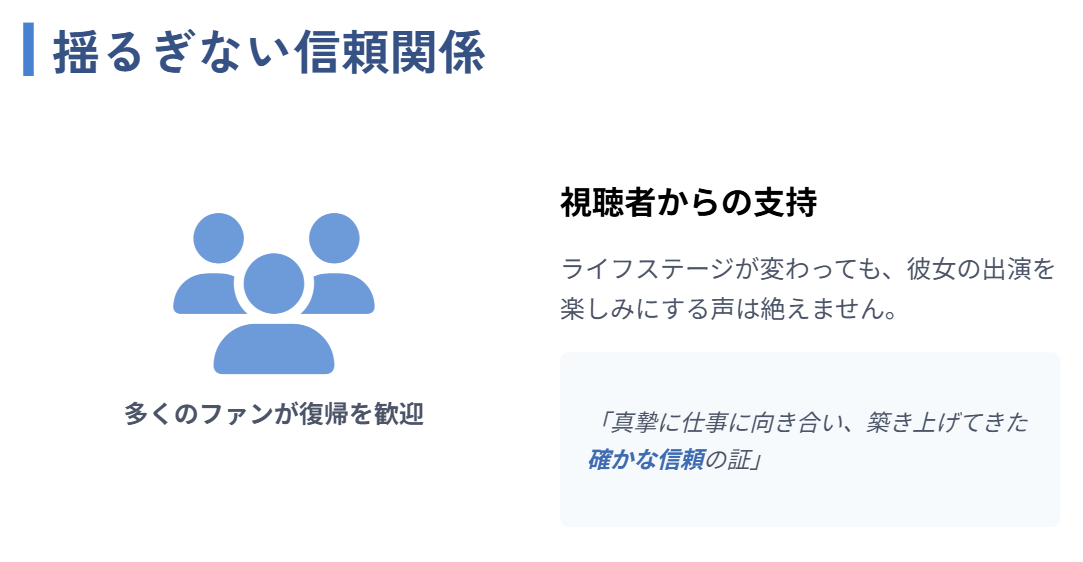 合原明子　結婚による変化と現在までの活動状況２
