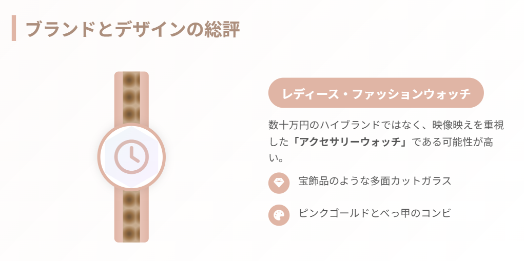 晴山紋音 画像から分析!着用ブランドとデザインの特徴2