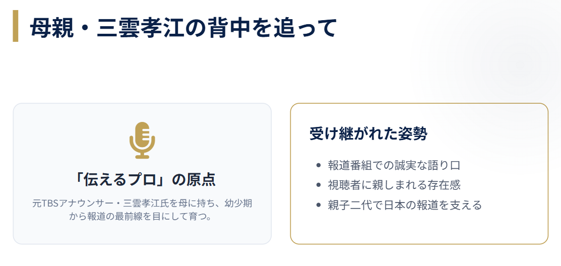 星麻琴　母親である三雲孝江の背中を追って