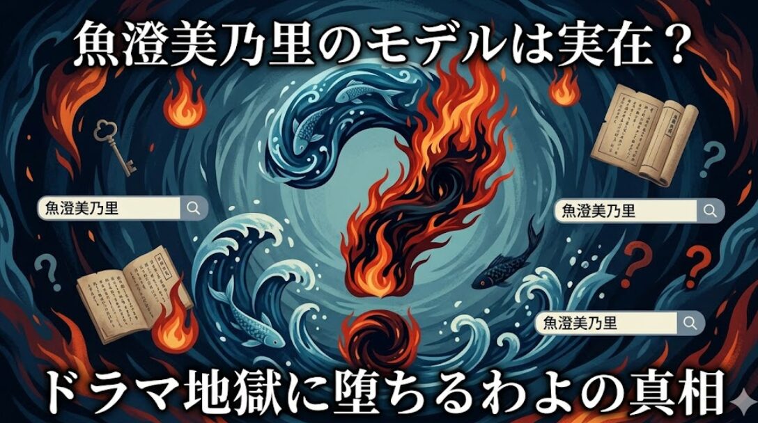 魚澄美乃里のモデルは実在？ドラマ地獄に堕ちるわよの真相