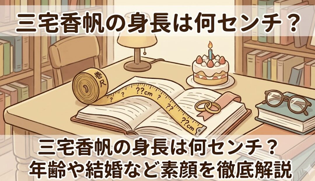 三宅香帆の身長は何センチ?年齢や結婚など素顔を徹底解説
