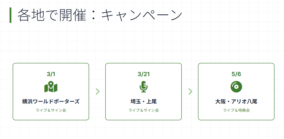 城南海　各地で開催されるキャンペーン