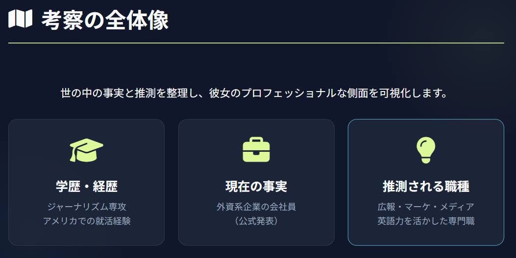 眞木花が働く会社はどこか徹底考察2