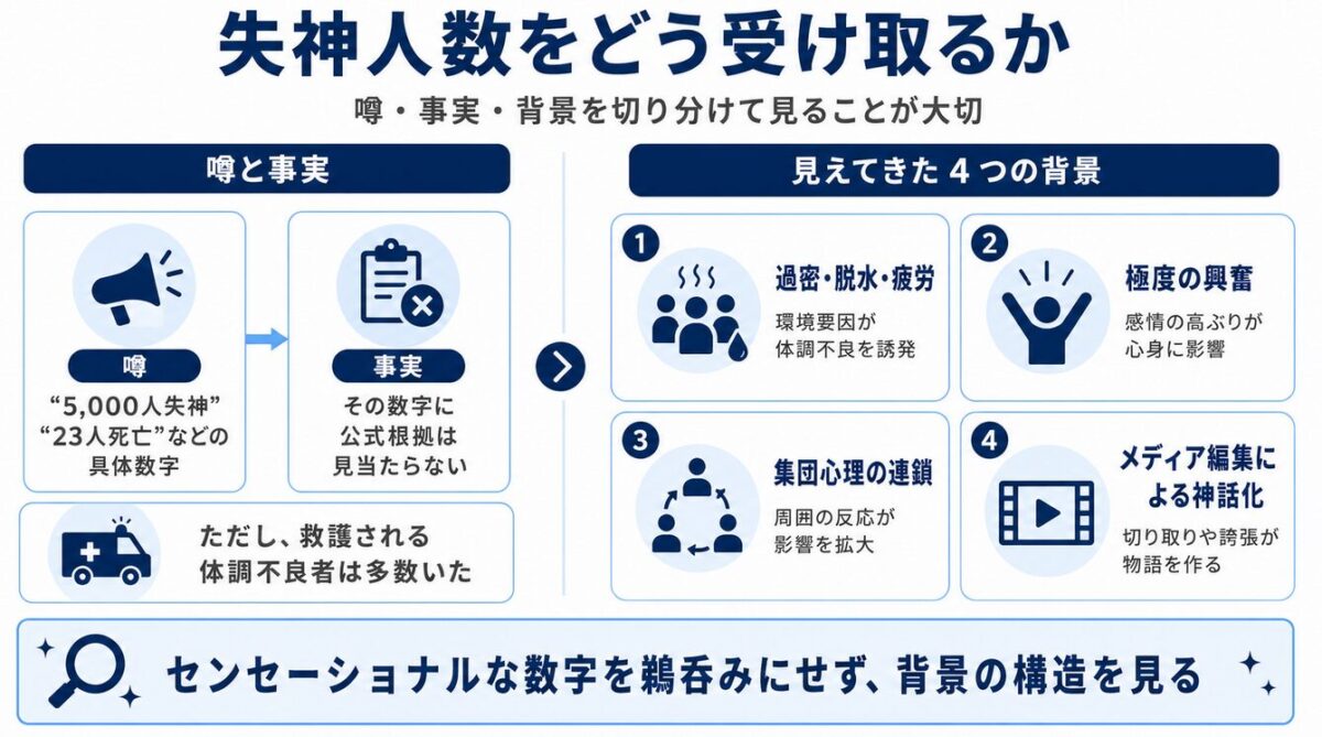 マイケルジャクソンのライブの失神人数まとめ