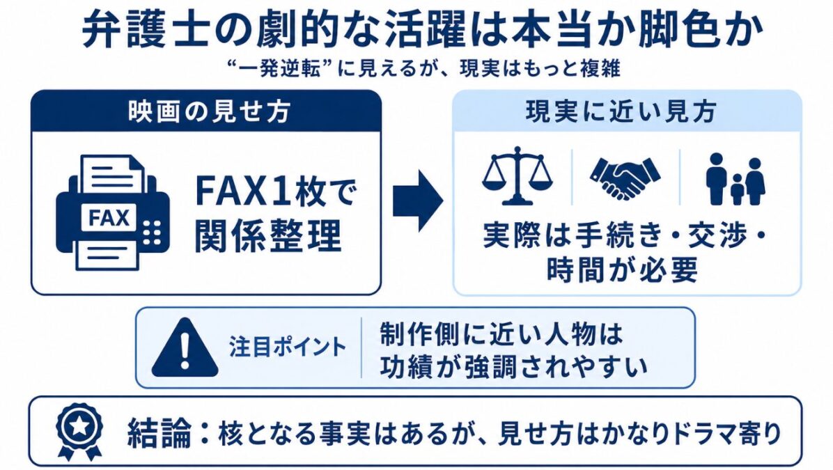 マイケルジャクソンの映画の実話と嘘 弁護士の劇的な活躍は本当か脚色か