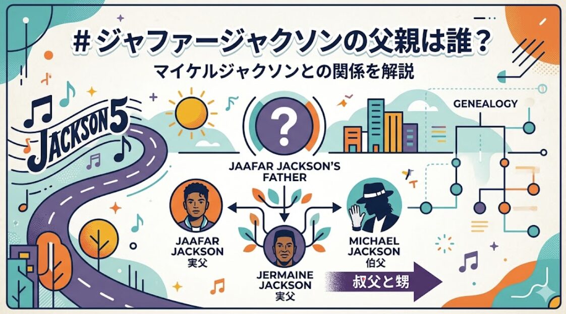 ジャファージャクソンの父親は誰?マイケルジャクソンとの関係を解説