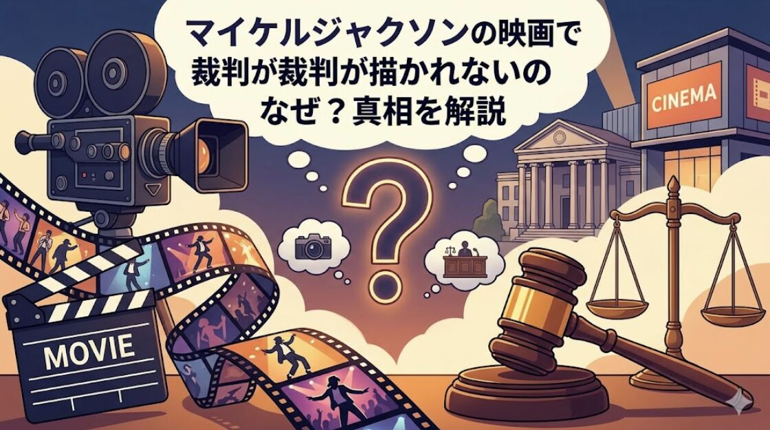 マイケルジャクソンの映画で裁判が描かれないのなぜ?真相を解説