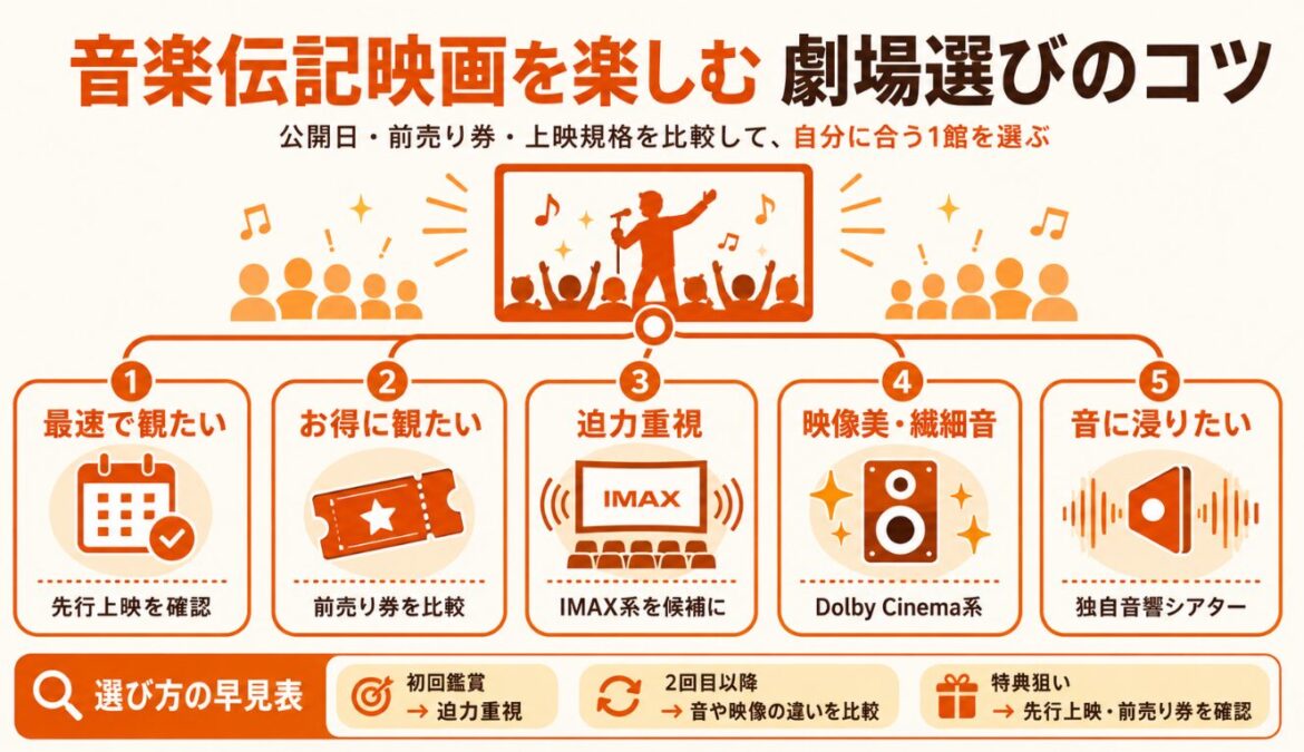 映画「マイケル」を鑑賞する際のおすすめ映画館の選び方