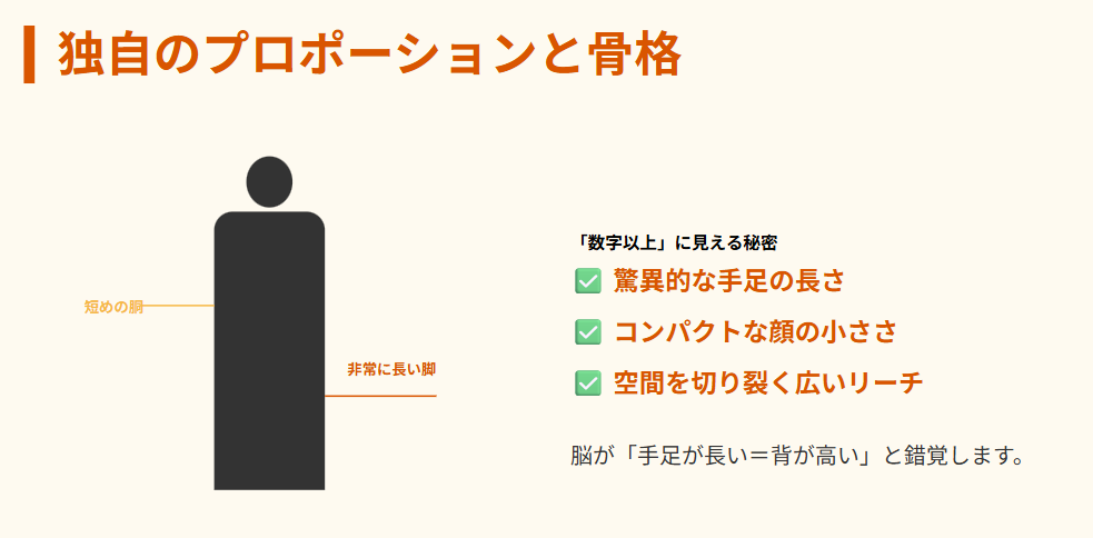マイケルジャクソン　長い手足が作り出す独自のプロポーション