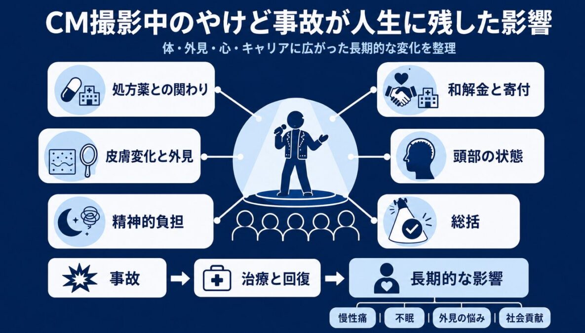 マイケルジャクソンのペプシでのやけどと人生