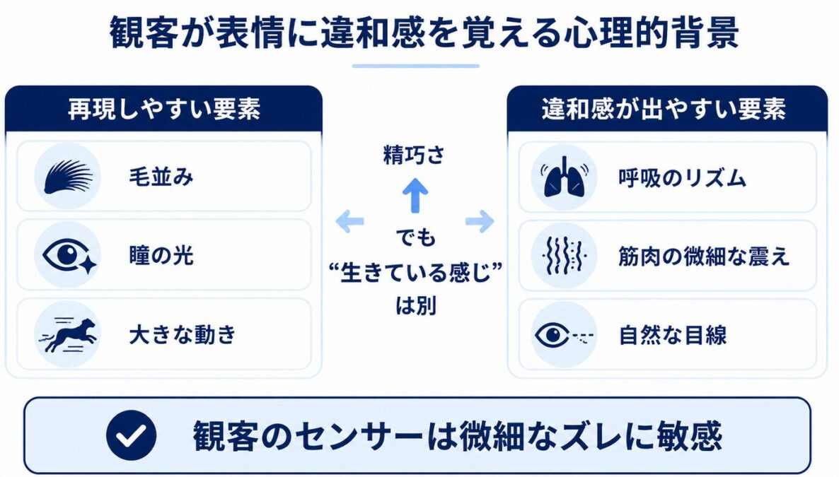 映画マイケルのバブルスはCG？観客が表情に違和感を覚える心理的背景