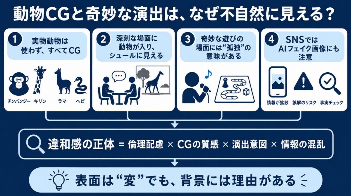 映画マイケルはバブルスのCG以外も不自然？