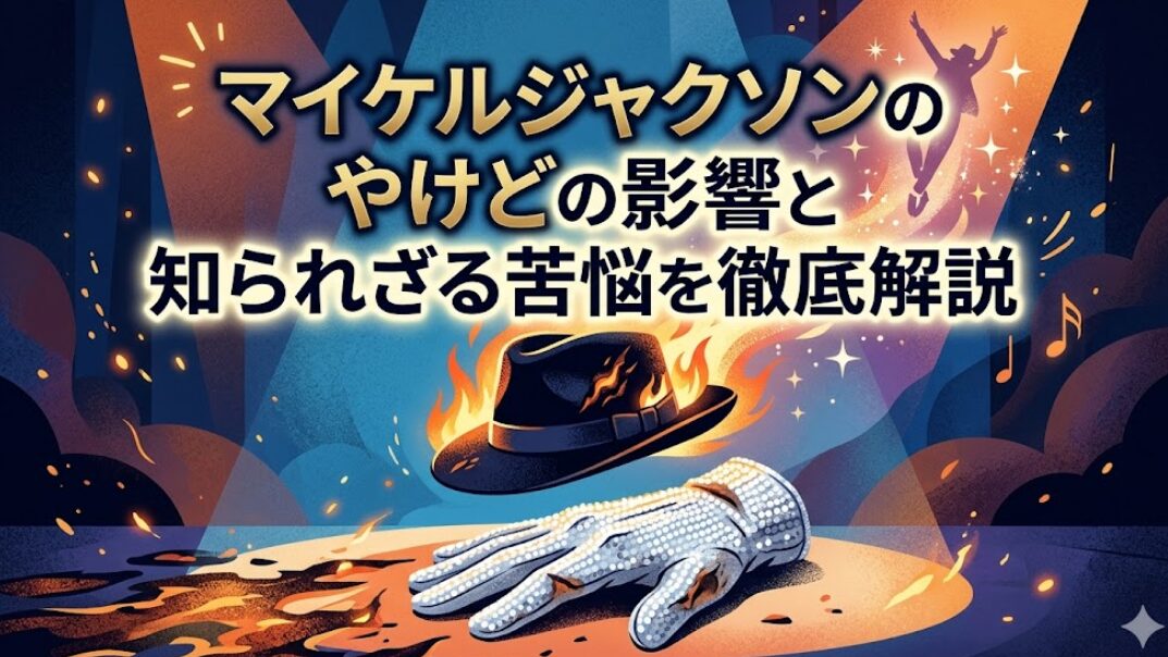 マイケルジャクソンのやけどの影響と知られざる苦悩を徹底解説