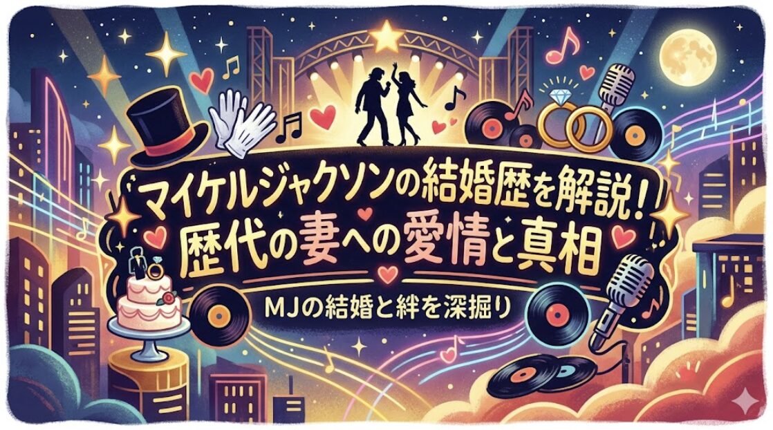 マイケルジャクソンの結婚歴を解説!歴代の妻への愛情と真相