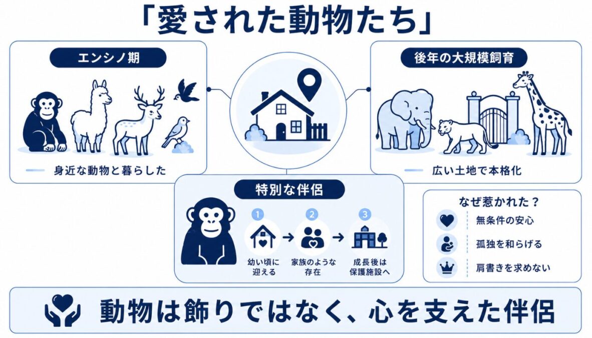 ジャクソン一家のエンシノ邸宅はどこ チンパンジーのバブルスと愛された動物たち