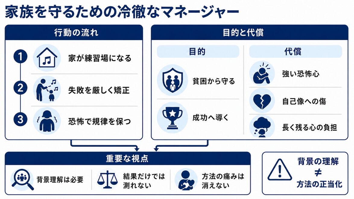 ジョセフジャクソンの性格　過酷な指導はしつけだったのか