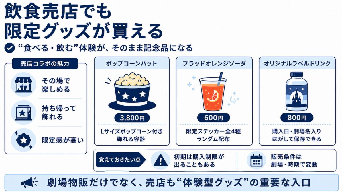 映画館の飲食売店で買えるマイケルジャクソン映画グッズ