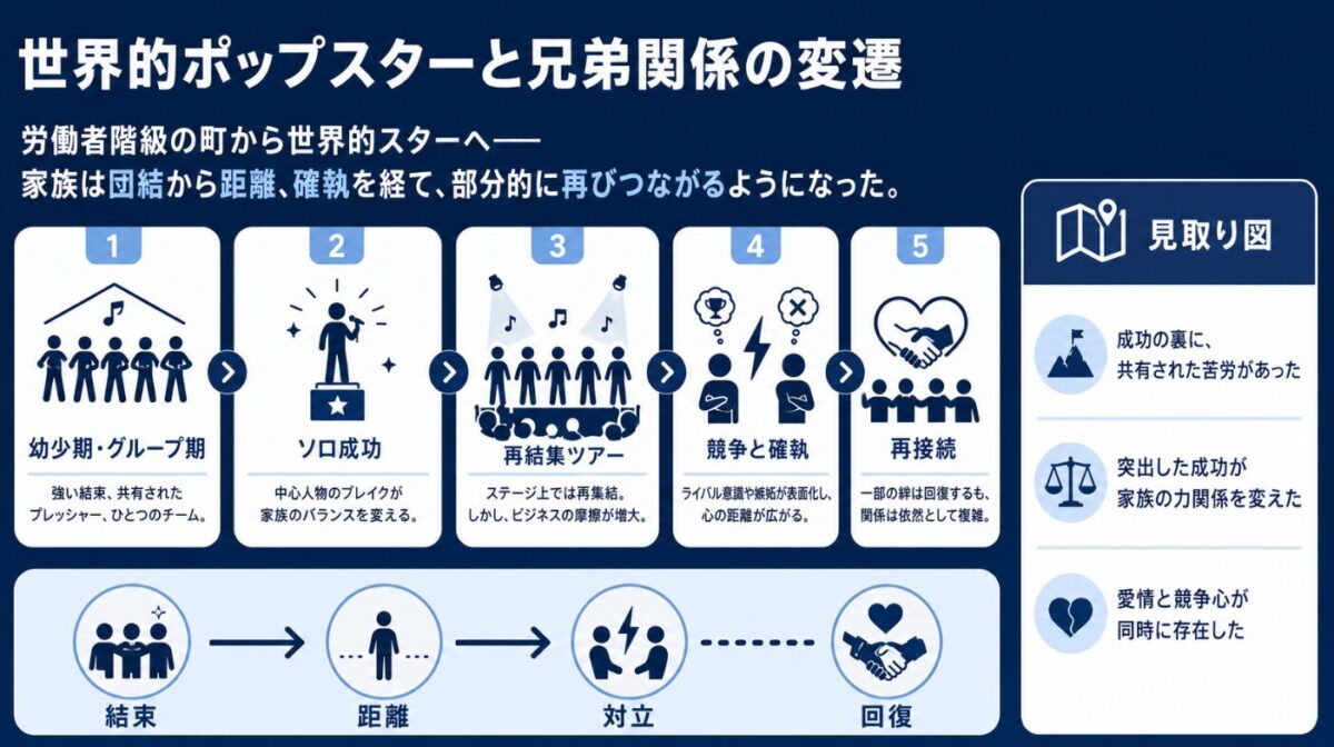 マイケルジャクソンと兄弟仲の歴史