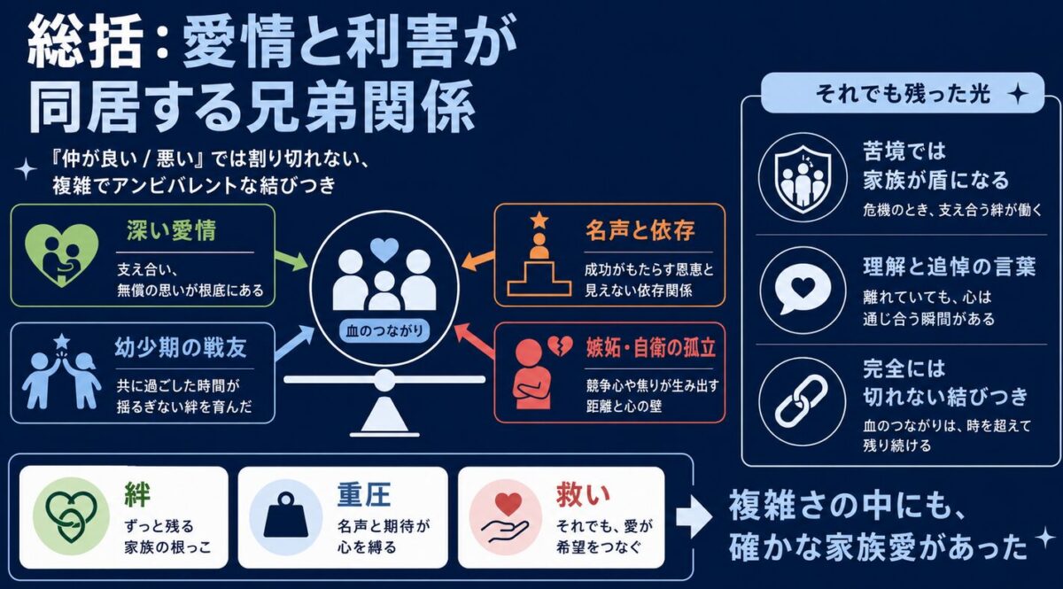 まとめ:複雑なマイケルジャクソンの兄弟仲