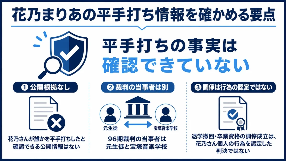花乃まりあの平手打ち情報を確かめる要点