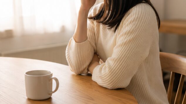 夫婦のすれ違いや孤独を感じながら一人で過ごす日本人女性