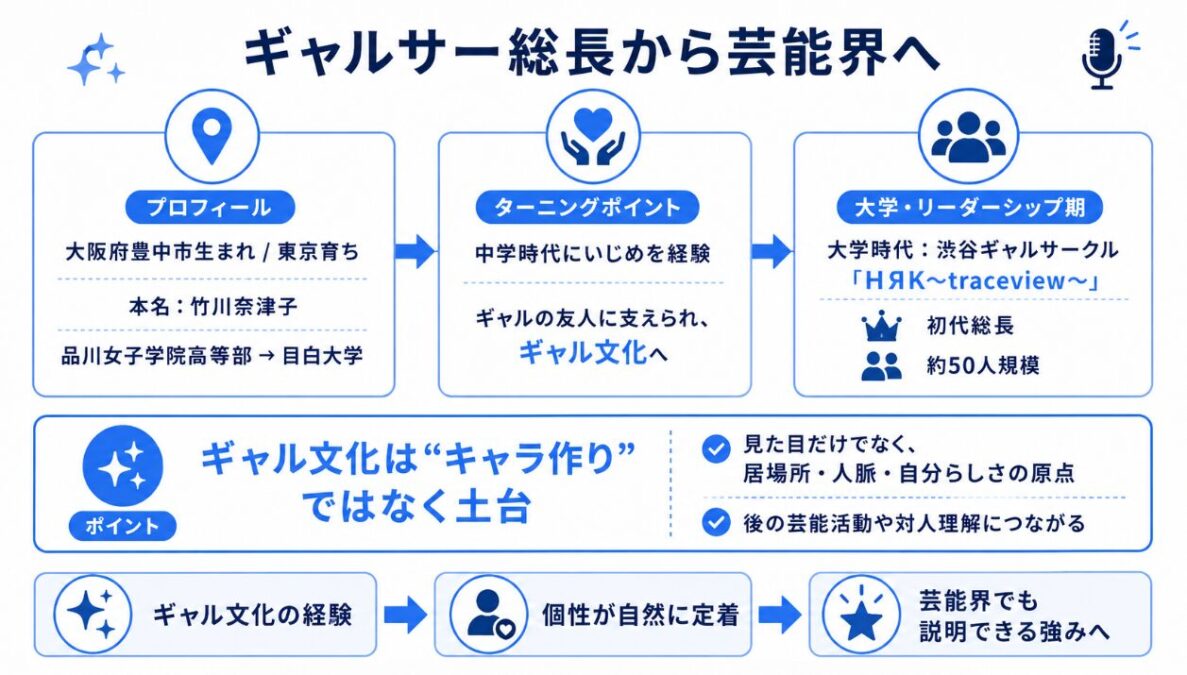 なちゅ　ギャルサー総長から芸能界へ