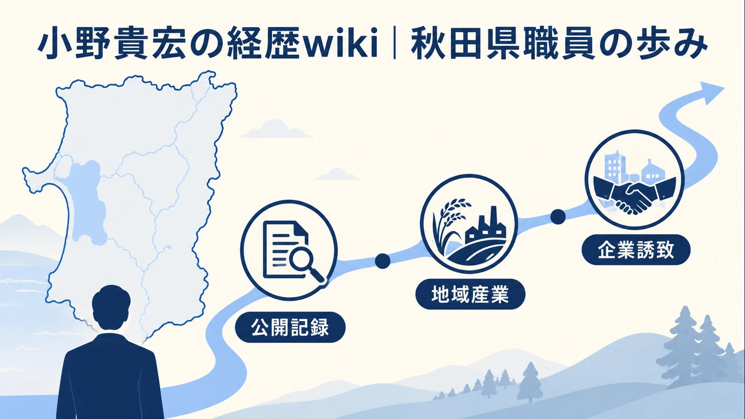 小野貴宏の経歴wiki｜秋田県職員の歩み
