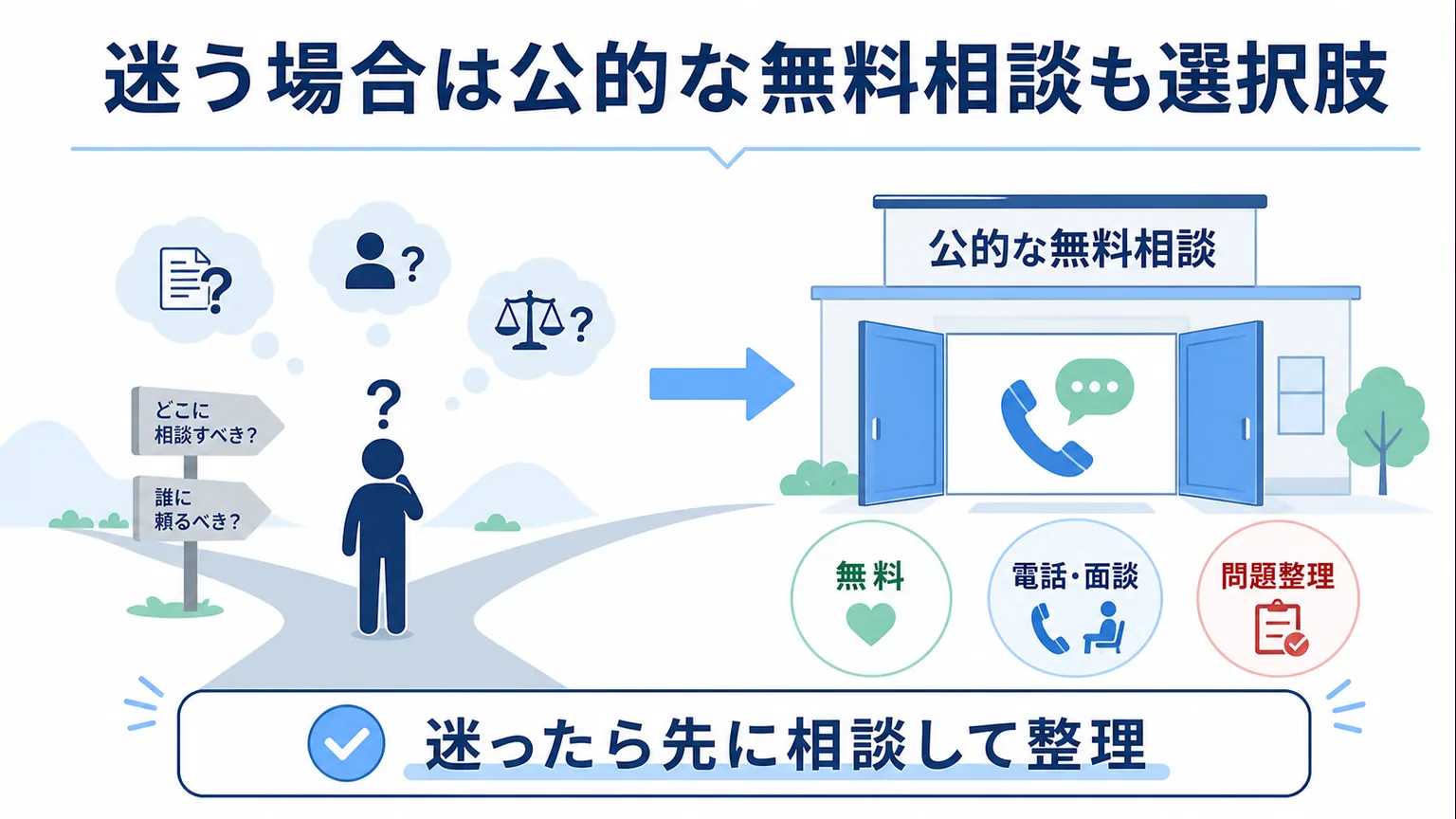 退職代行の比較　迷う場合は公的な無料相談も選択肢