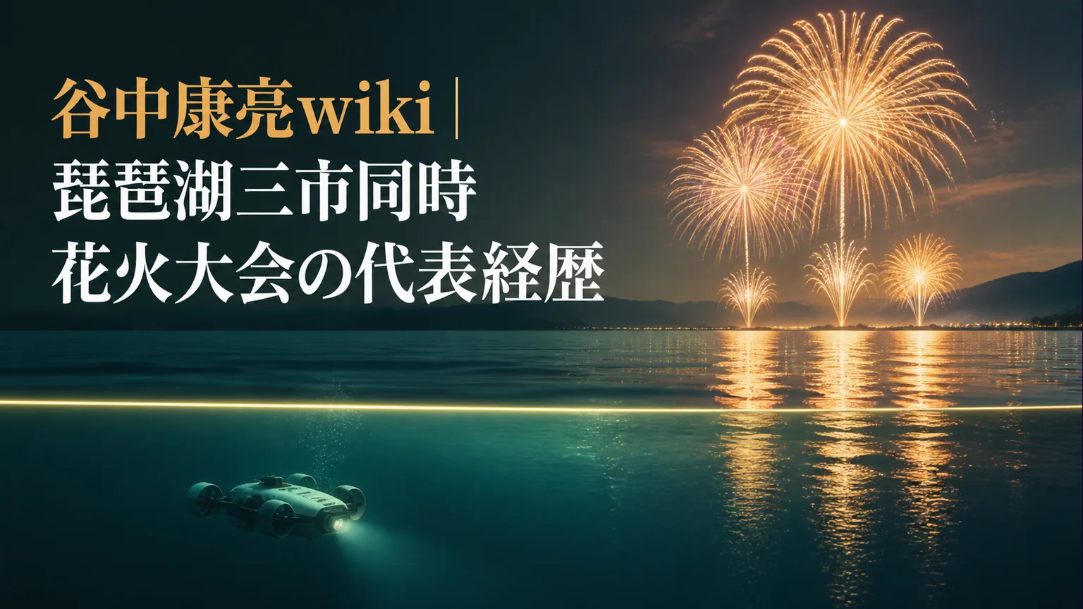 谷中康亮のwiki|琵琶湖三市同時花火大会の代表経歴